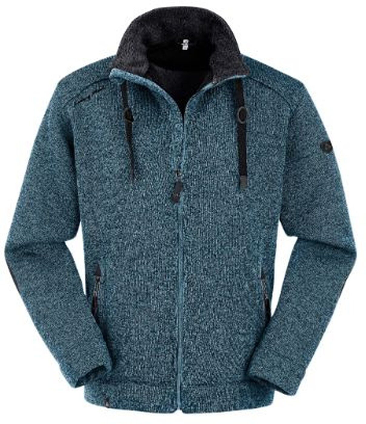 Fleecejacke Lichtenau - Strickfleecejacke PETROL