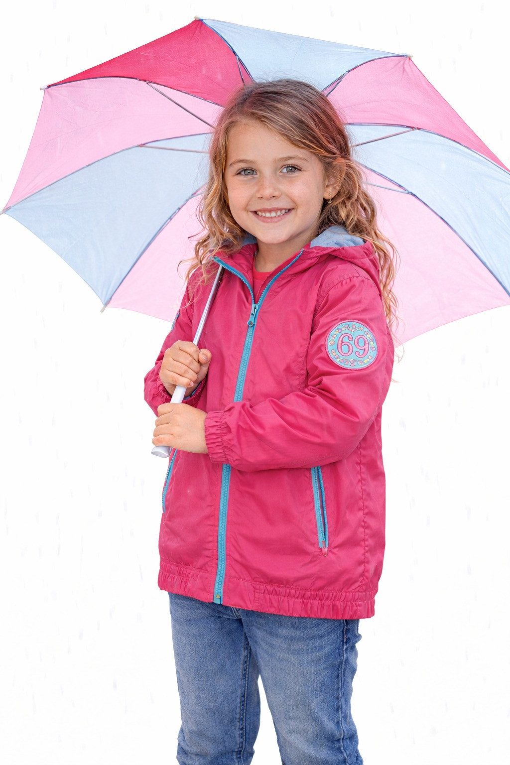 Kaiser24 Regenjacke Kinder Regenjacke Wetter Blouson pink / rosa