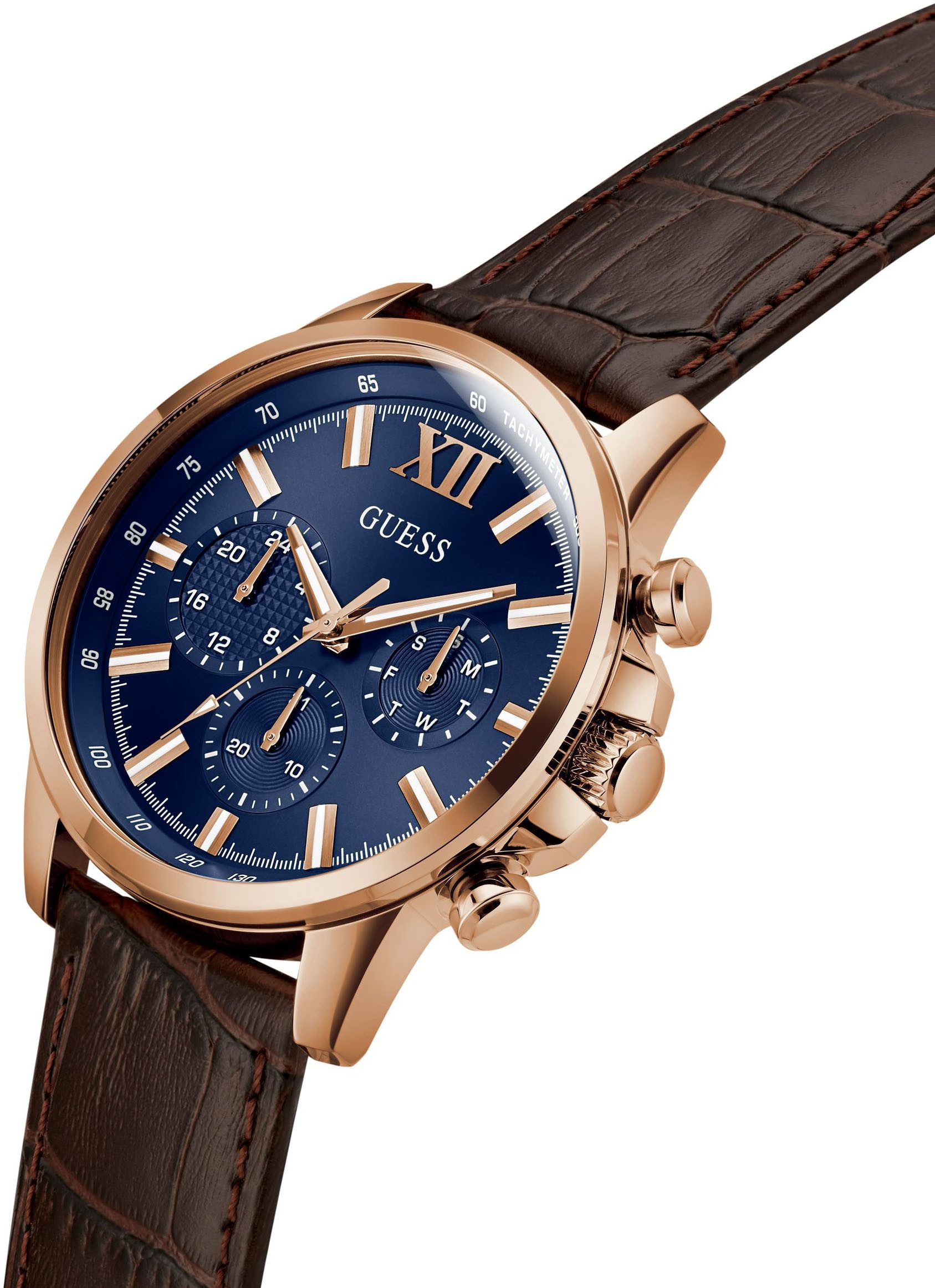 Guess Multifunktionsuhr WALKER GW0901G3, Quarzuhr, Armbanduhr, Herrenuhr, D günstig online kaufen