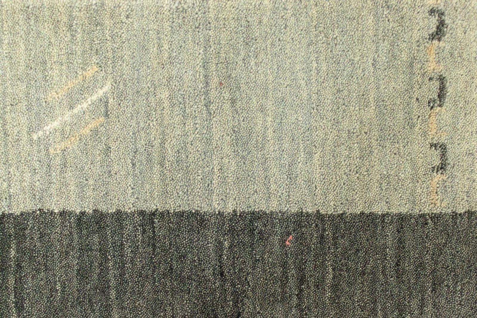 Läufer GABBEH FEIN TELLA, grau Schurwolle morgenland, Wohnzimmer rechteckig, reine Bordüre, 18 mm, Höhe