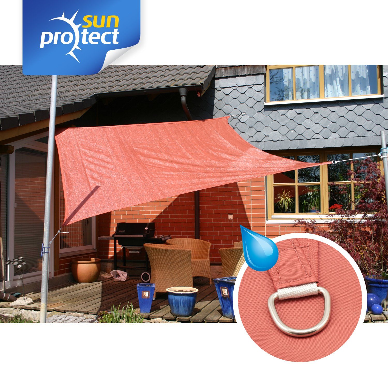 sunprotect Sonnensegel 3,6 x 3,6 m günstig online kaufen