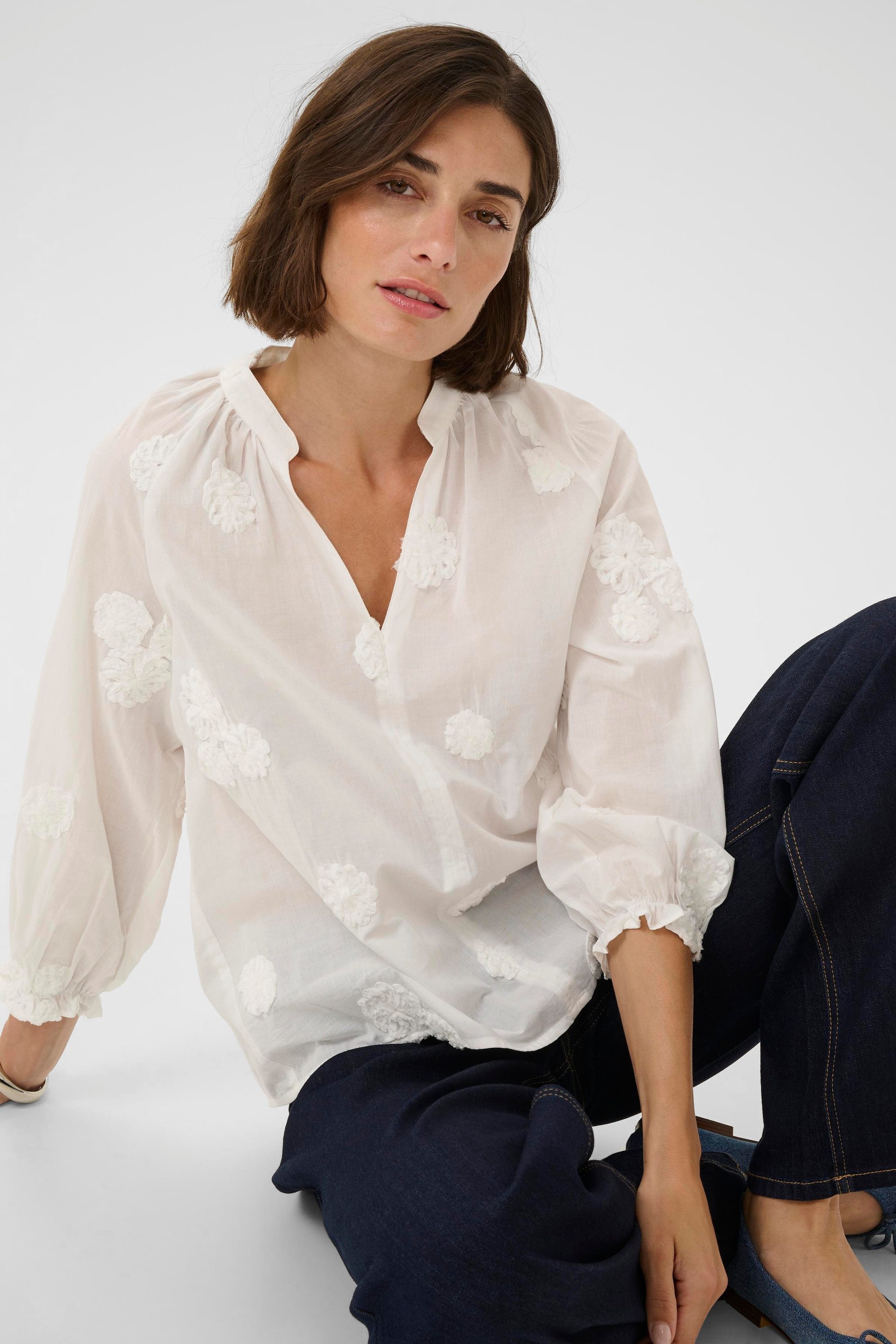 Culture Langarmbluse Langarm-Bluse CUclover