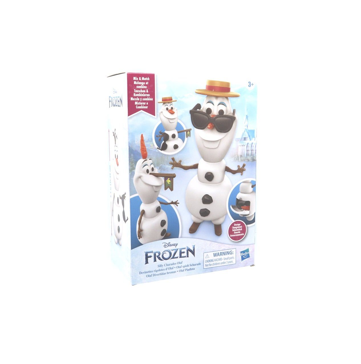Hasbro Weihnachtsfigur Disney spielt Eiskönigin Scharade, 2 Die Spielfigur Olaf