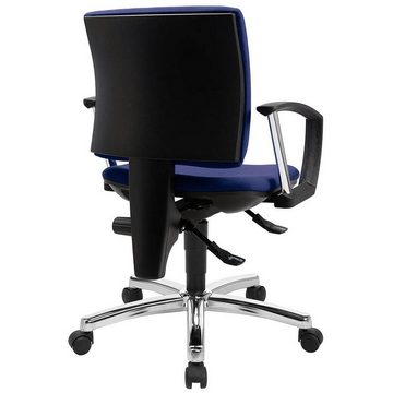 TOPSTAR Bürostuhl 1 Stuhl Bürostuhl Pro 30 chrom - blau