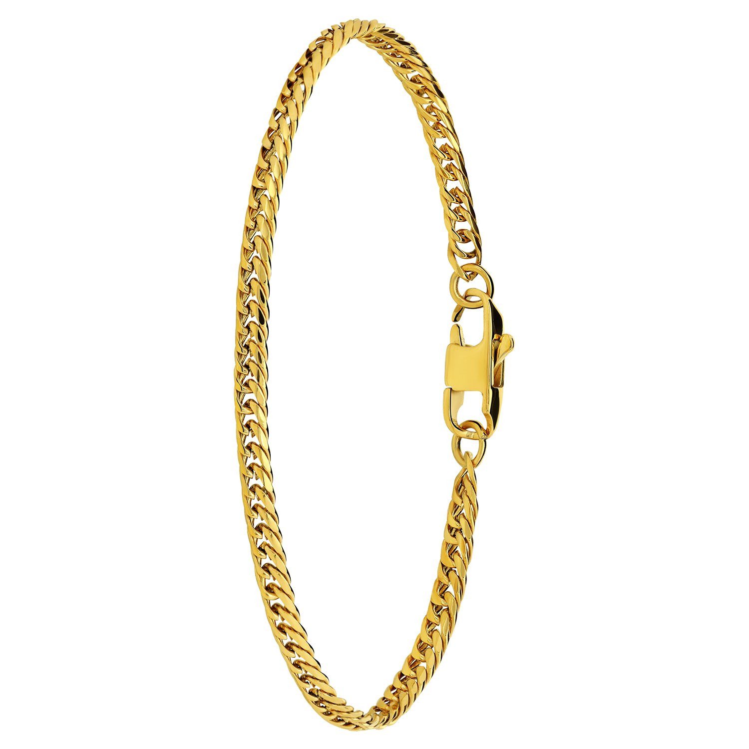 LUCARDI Gliederarmband Armband - Stahl - Gold - Kinder