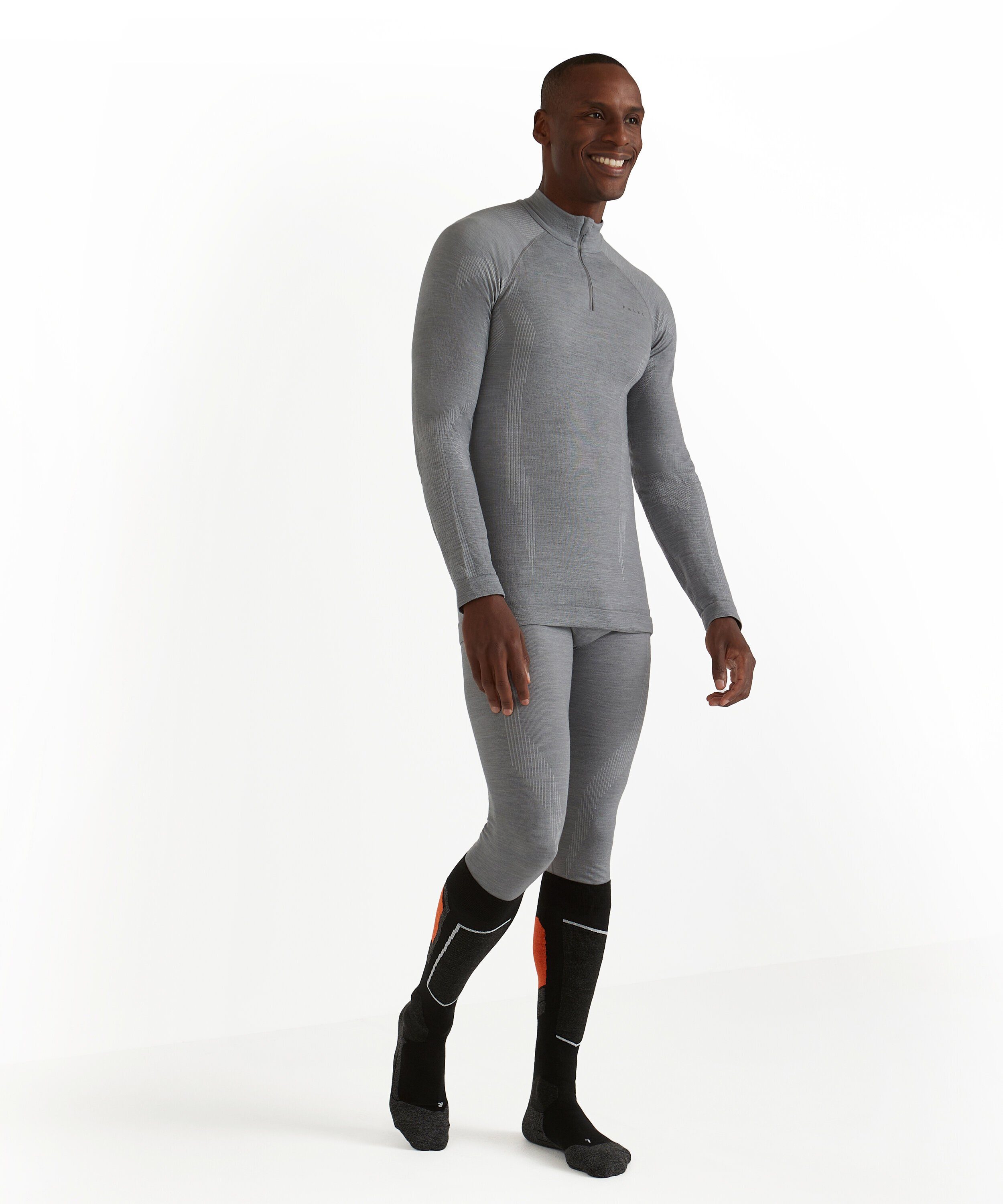 FALKE Funktionsshirt FALKE Langarmshirt Wool-Tech (1-tlg., 1) aus Merinowolle für kalte bis sehr kalte Temperaturen