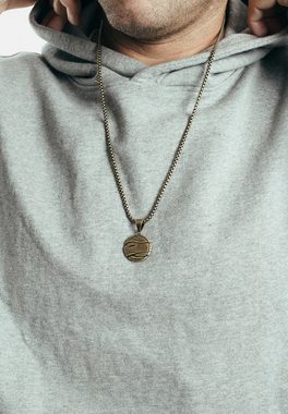 Akitsune Edelstahlkette Orbis Halskette Messing 70 cm