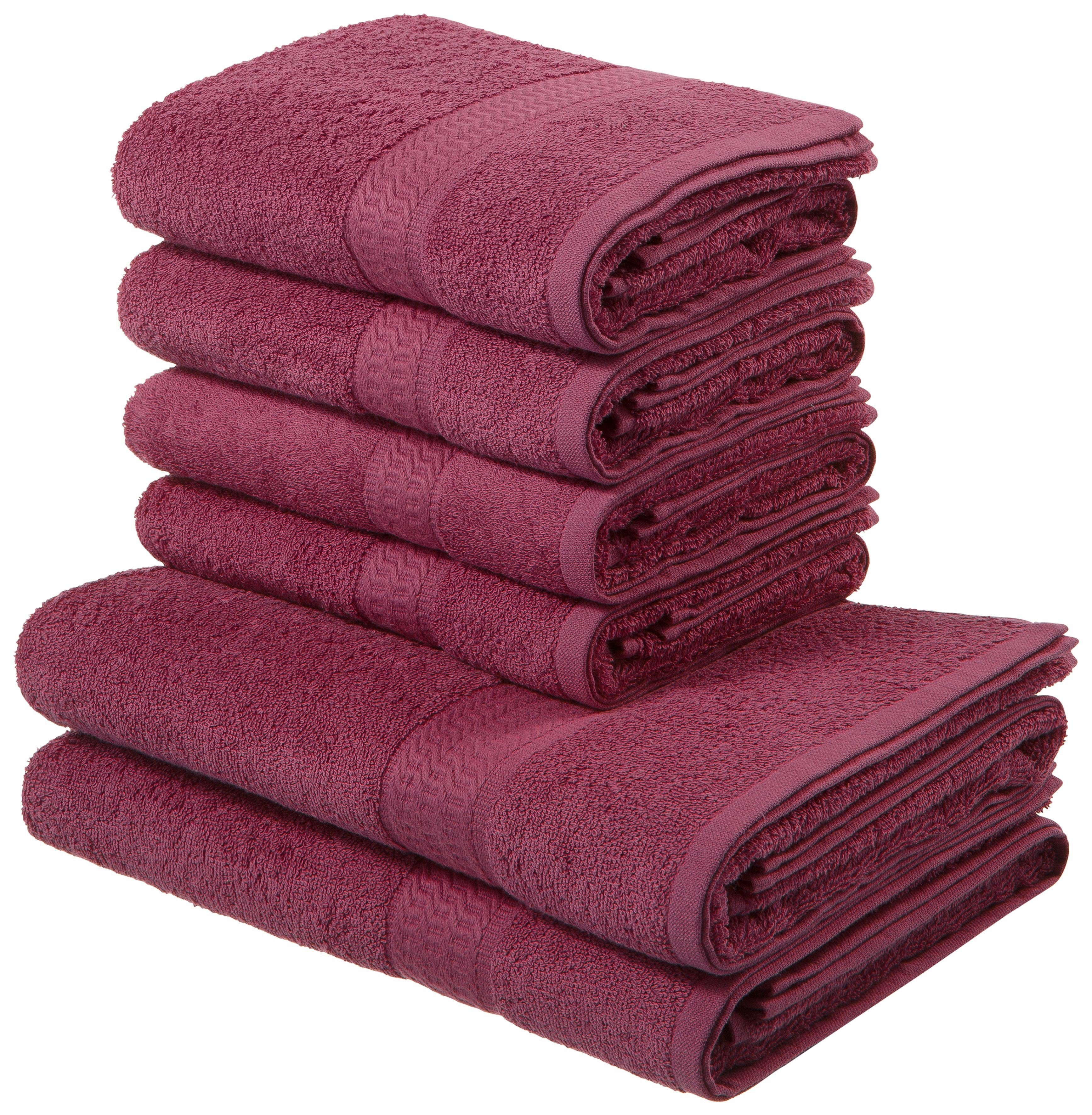 my home Handtuch Set Juna, 6-tlg., günstig online kaufen