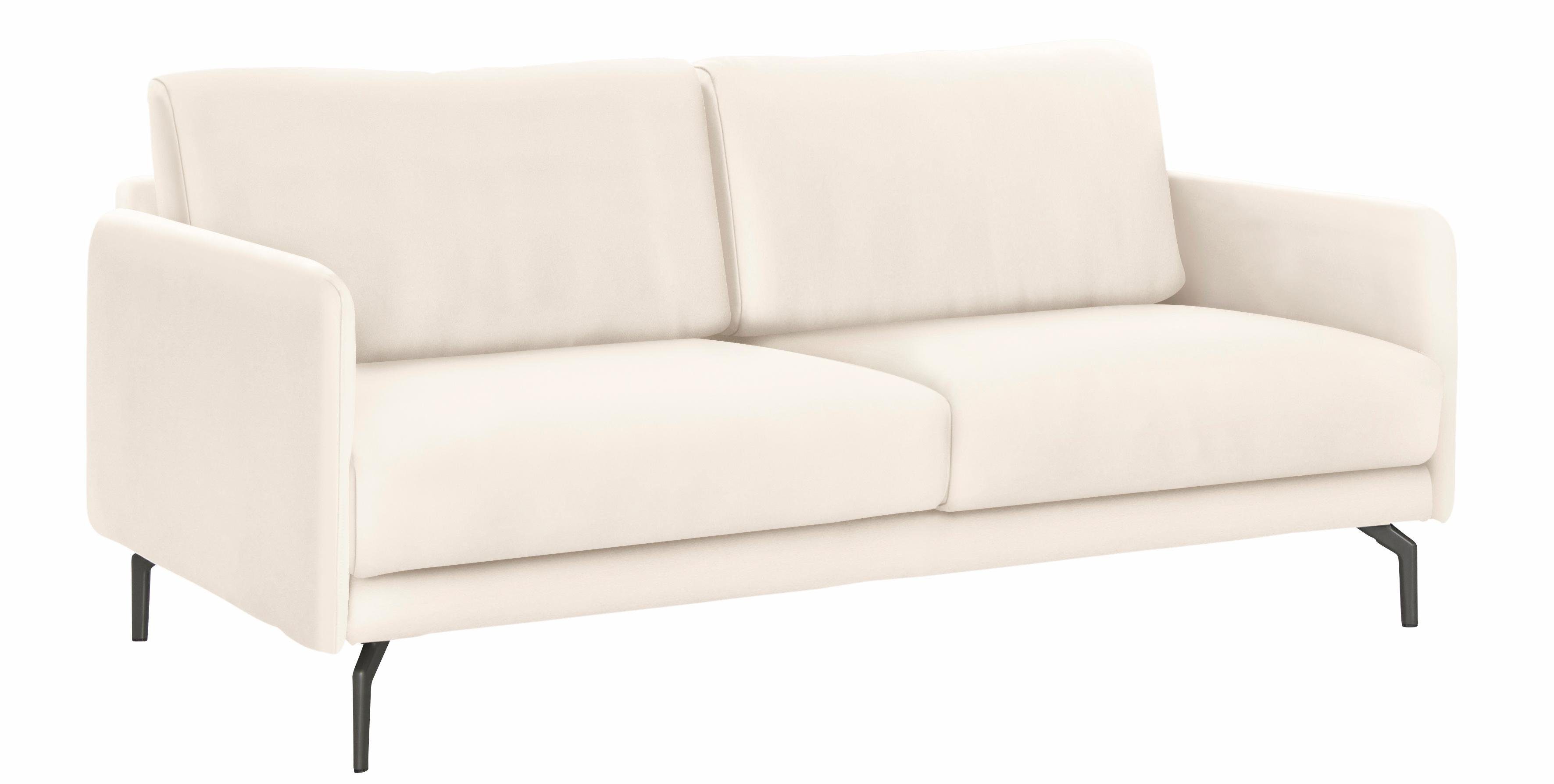 sofa Alugussfüße hs.450, umbragrau, hülsta in schmal, 2-Sitzer sehr Breite Armlehne 150 cm