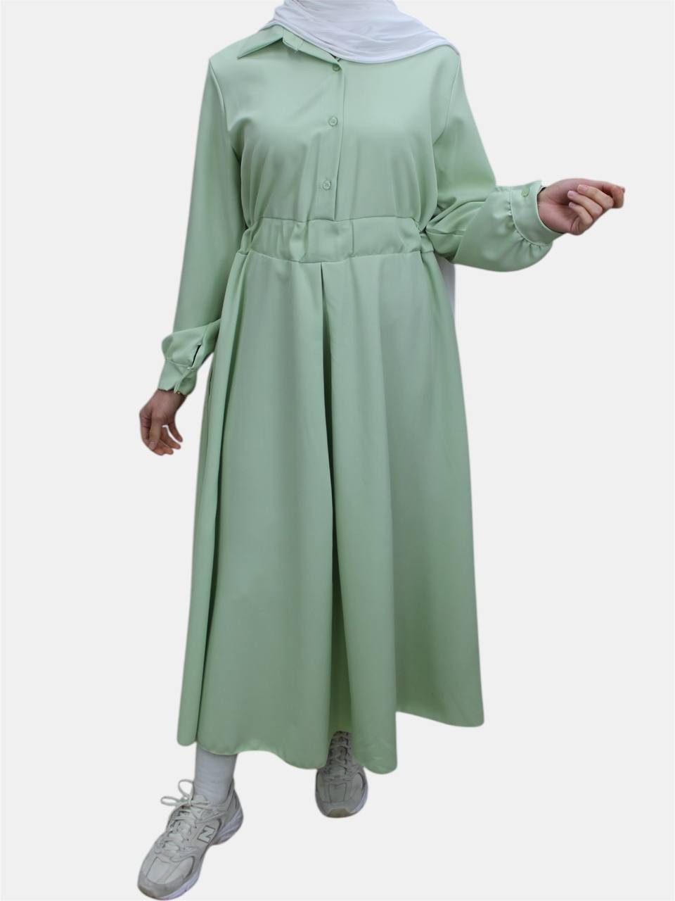 Aymasal Maxikleid Daily Kleid HANNAH Oversize Blusenkleid Abaya Kimono Herbstkleid kurz