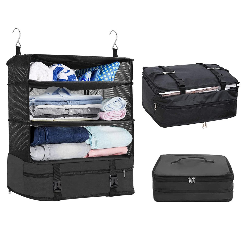 Jibenhome Kofferorganizer Koffer Organizer Hängend Faltbare, Reiseregale Pa günstig online kaufen