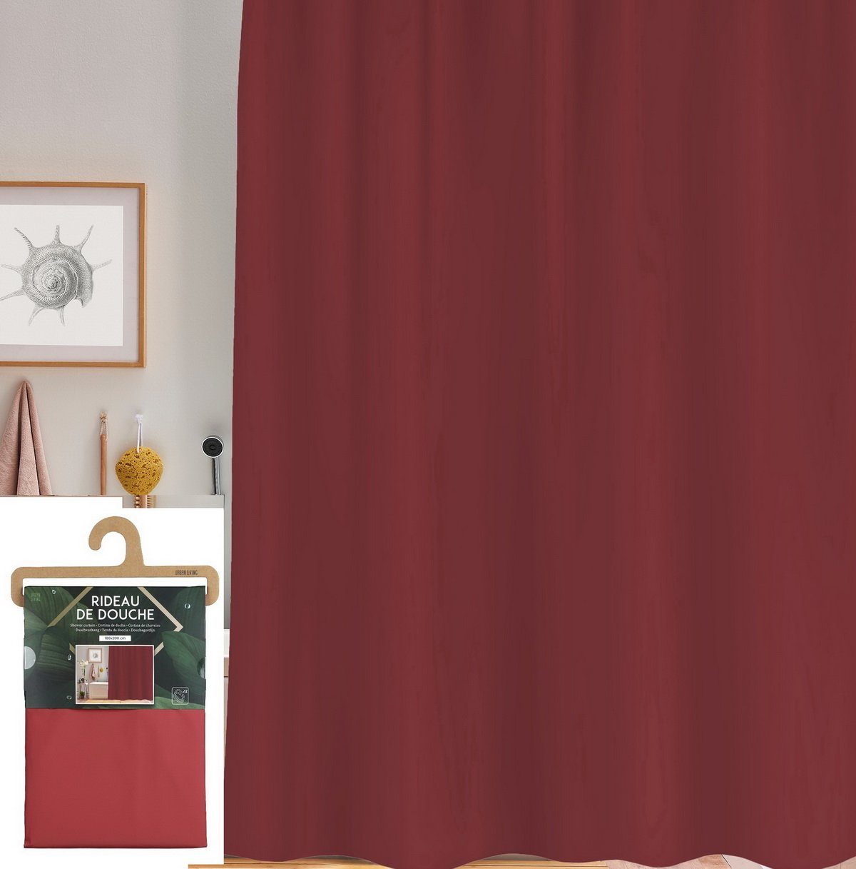 Urban Living Duschvorhang Badewannenvorhang Badvorhang Ersatzvorhang Vorhan günstig online kaufen