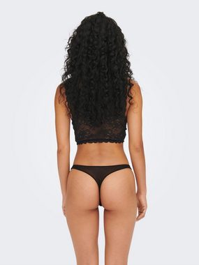 ONLY Slip 2-er Pack Spitzen Slips G-String Brazilian Tanga Panty ONLSOFIA (2-St) 4544 in Schwarz