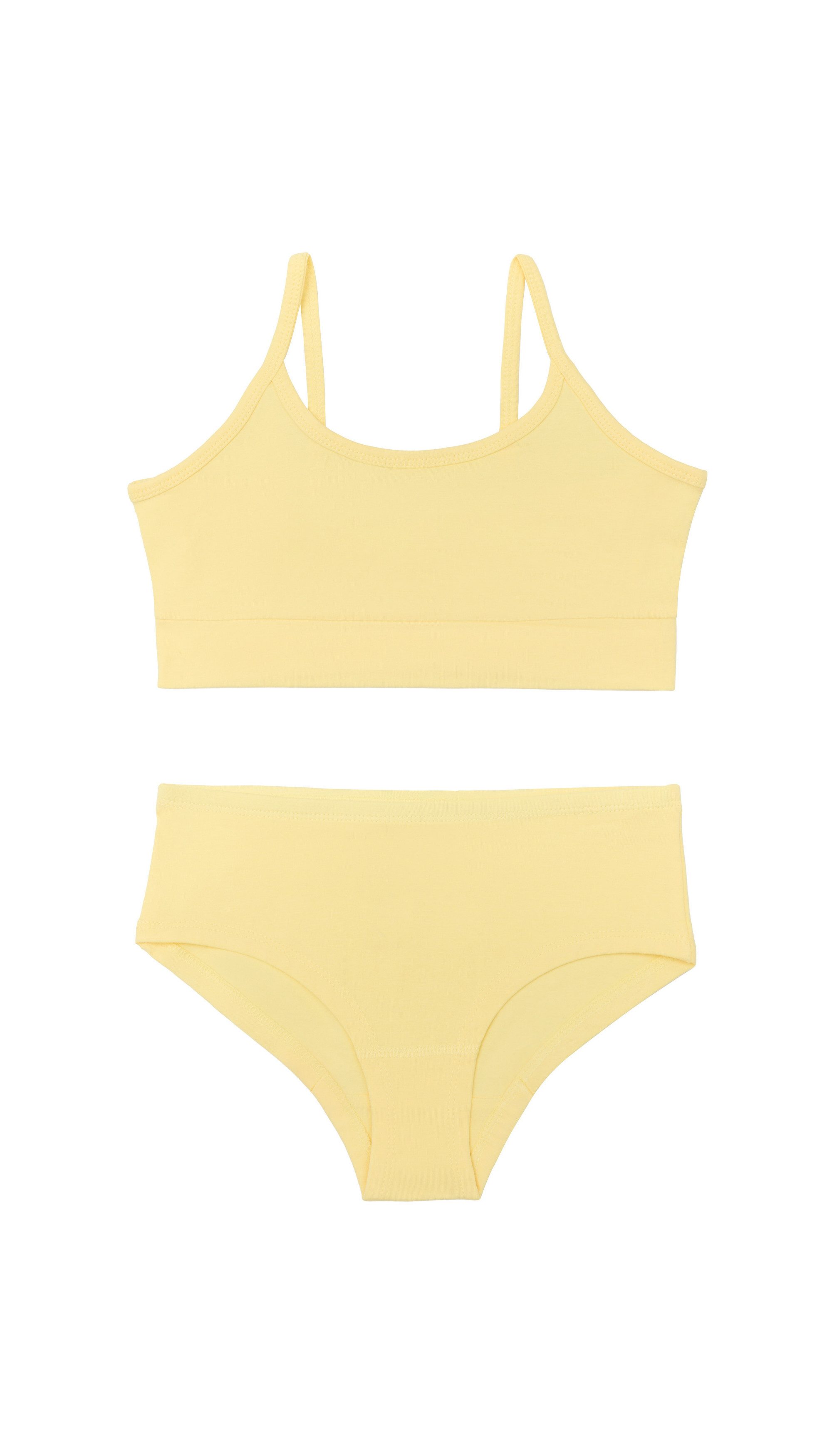 Set: Bralette-BH Mädchen Bustier & Hipster Set