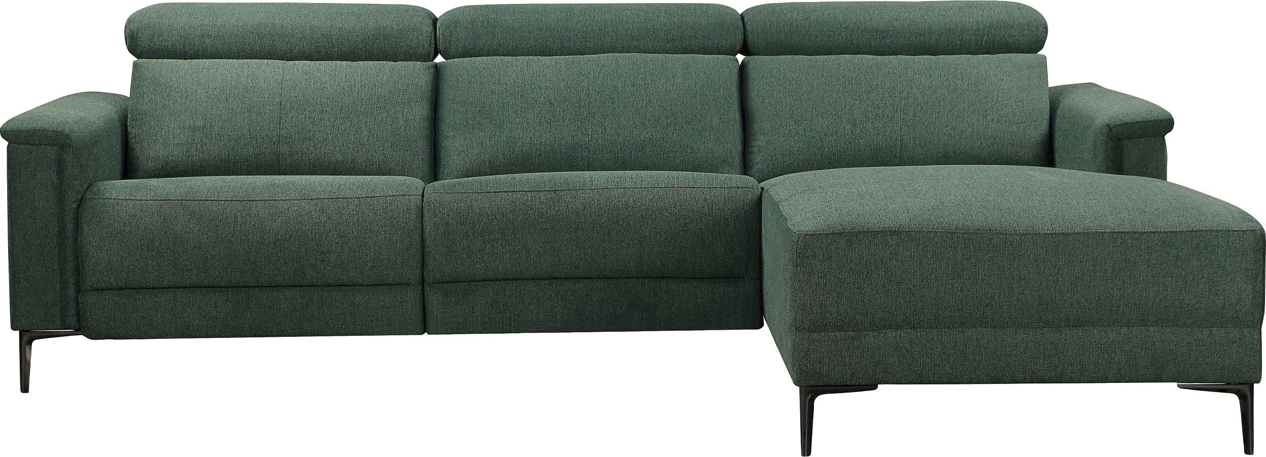 Home affaire Ecksofa "Lund, L-Form, 261cm, man. o. elektr. Relaxfunktion (m günstig online kaufen