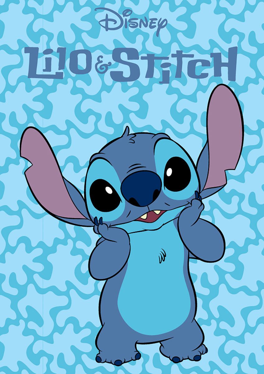 Babydecke Lilo and Stitch Fleecedecke Kuscheldecke günstig online kaufen