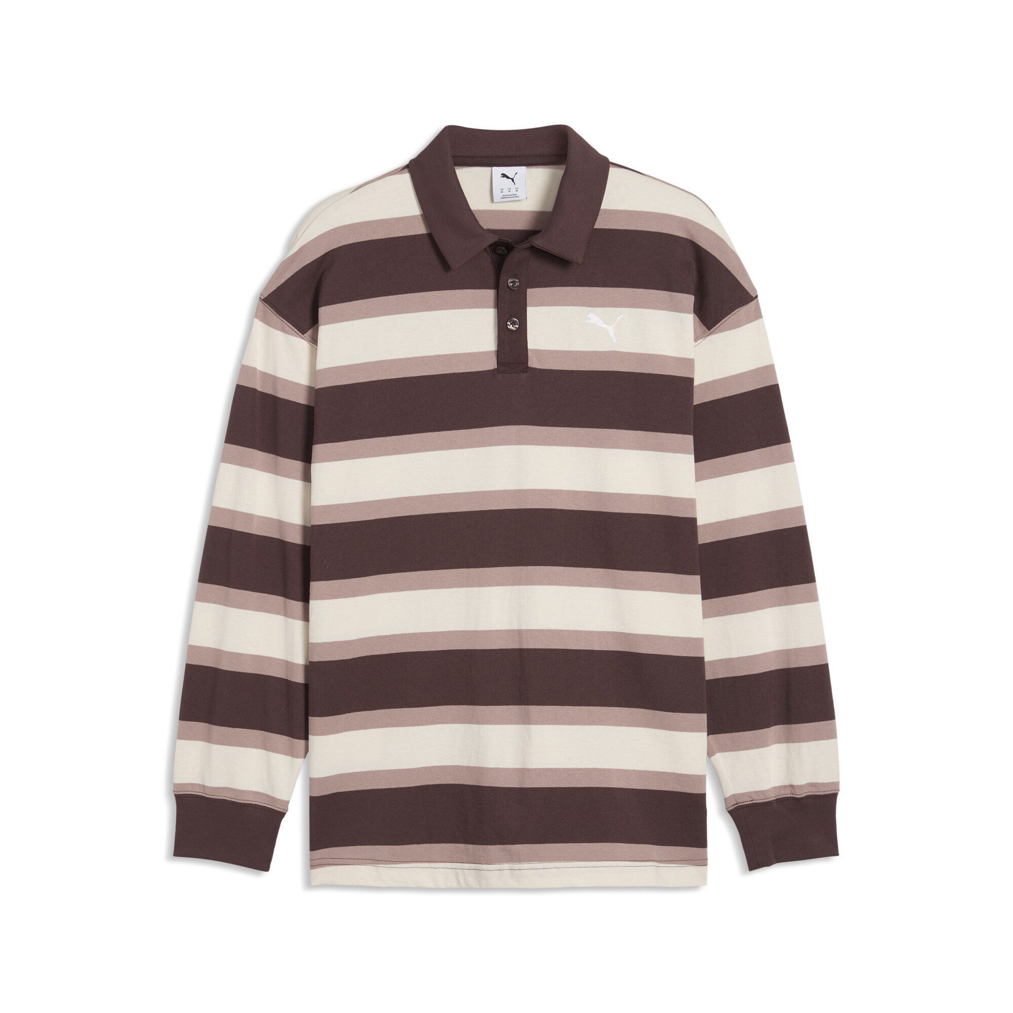 PUMA Poloshirt Wardrobe Essentials Langarm-Rugbypolo Herren