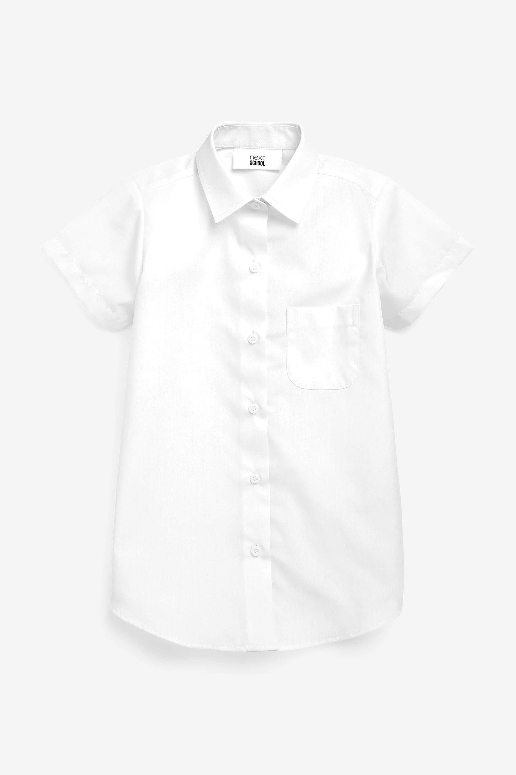 Next Kurzarmbluse Kurzarmhemden (3-17 Jahre) - Slim Fit, 2er-Pack (2-tlg)