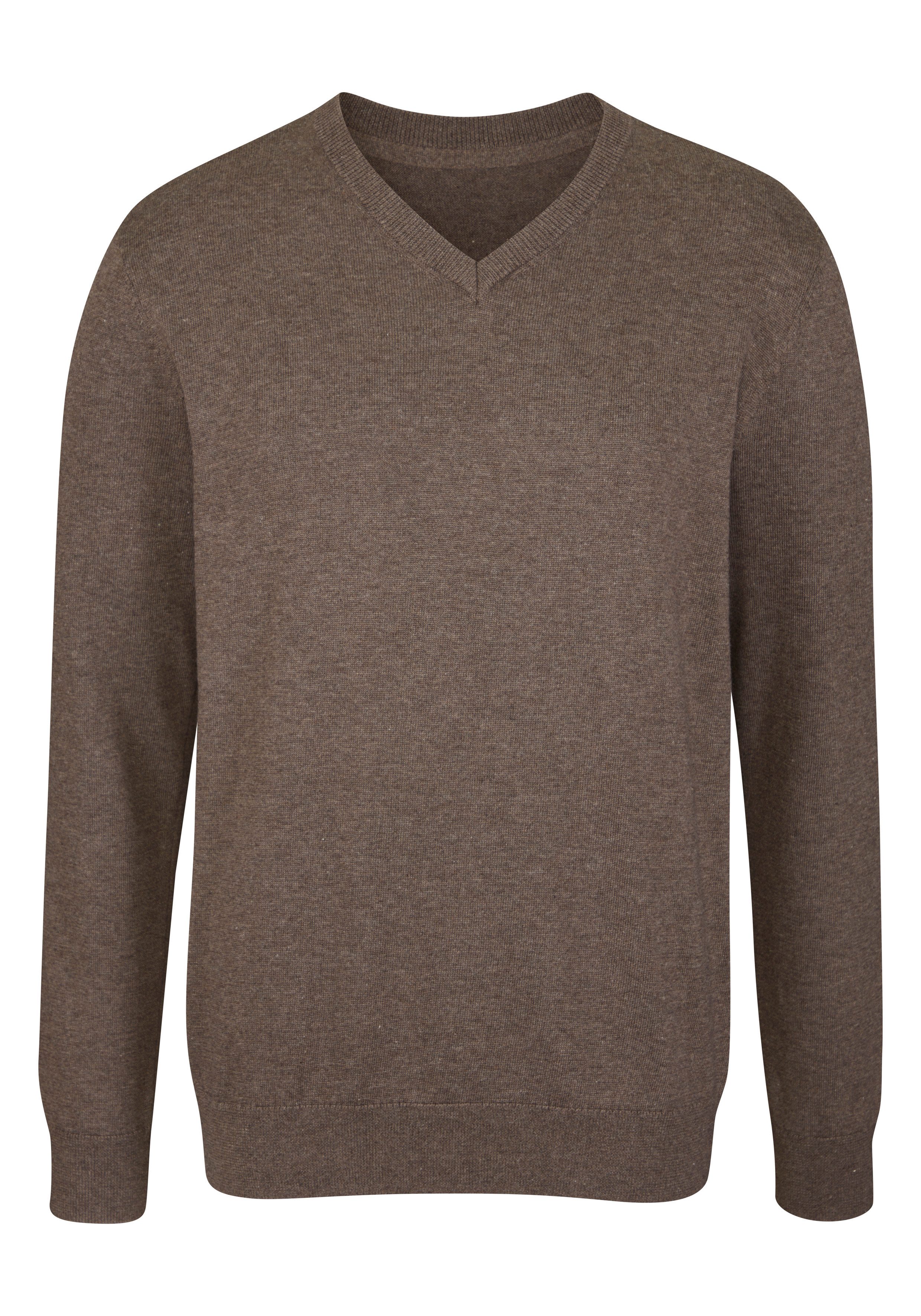 H.I.S Strickpullover mit V-Ausschnitt, Pullover aus Feinstrick, Baumwollmischung. € 34,99