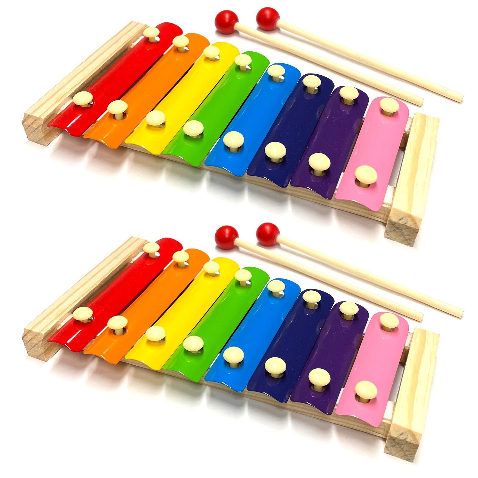 HAC24 Spielzeug-Musikinstrument Kinder Glockenspiel Xylophon Musikinstrumen günstig online kaufen