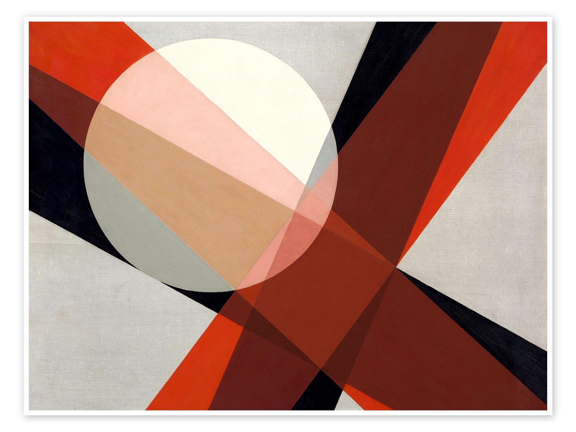Posterlounge Wandbild Komposition 19, László Moholy-Nagy, erhältlich als Poster, Leinwandbild, Wandsticker oder Acrylglasbild