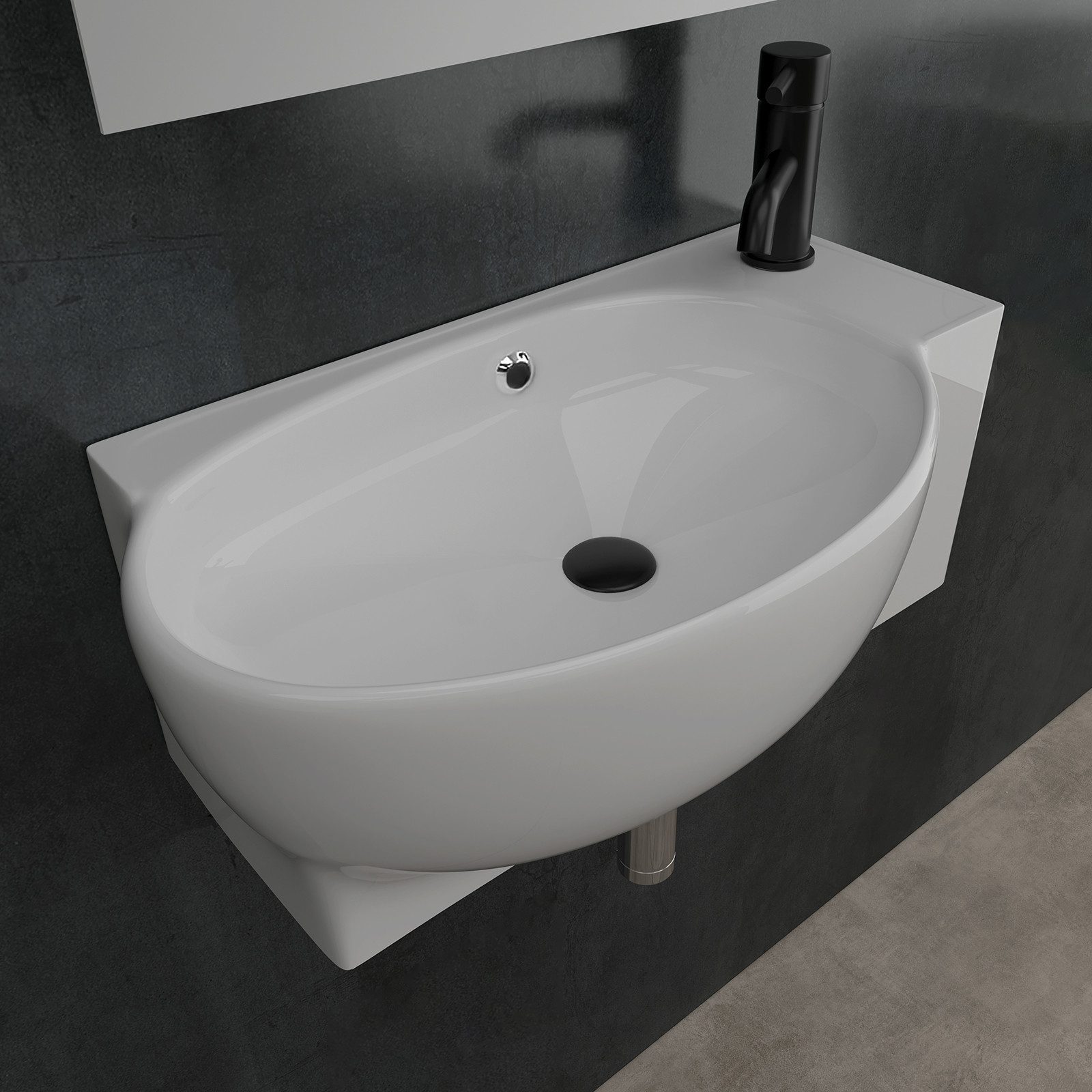 Alpenberger Waschbecken Oval - Waschtisch mit günstig online kaufen
