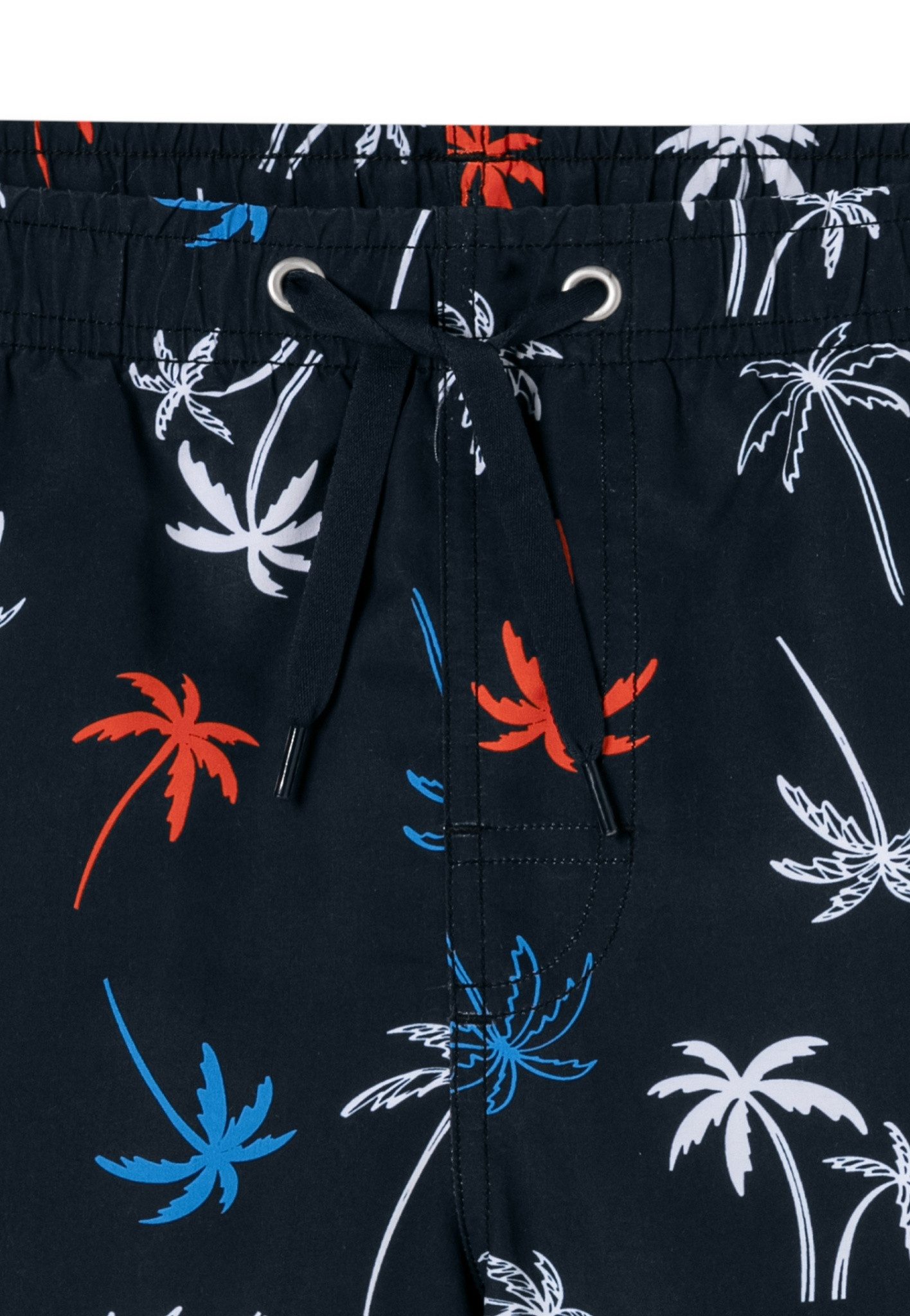 Schiesser Badehose Schwimmshorts Palme blau Gr. L 176 neu