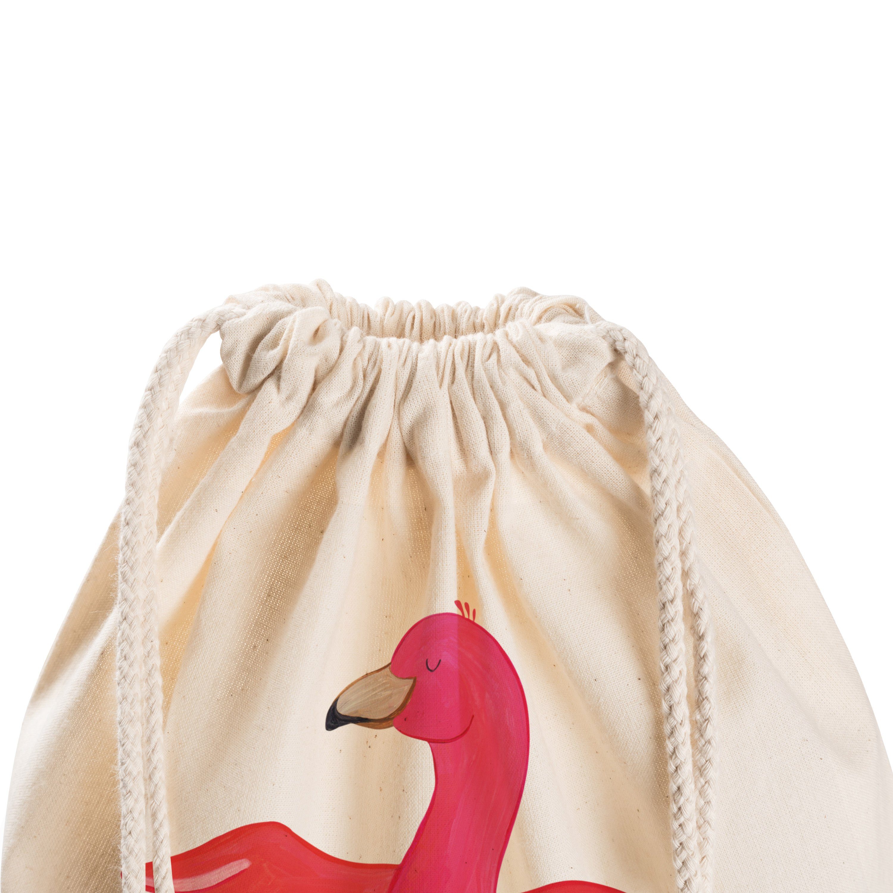 Transparent - Tasch Yoga-Übung, Turnbeutel, Sporttasche Mrs. - Geschenk, & Flamingo Panda Mr. Yoga (1-tlg)