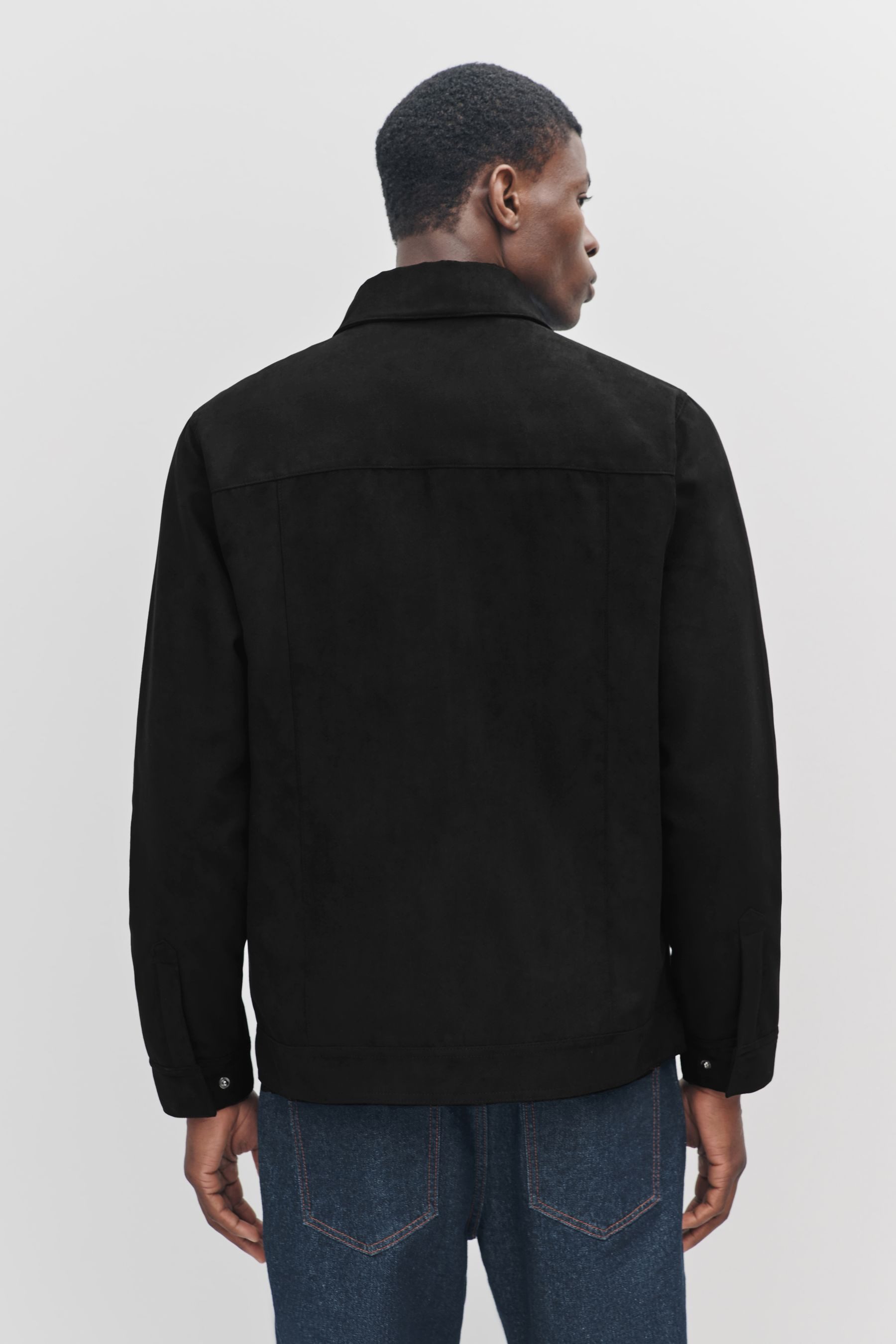 Next Hemdjacke Hemdjacke aus Velourskunstleder (1-St) günstig online kaufen