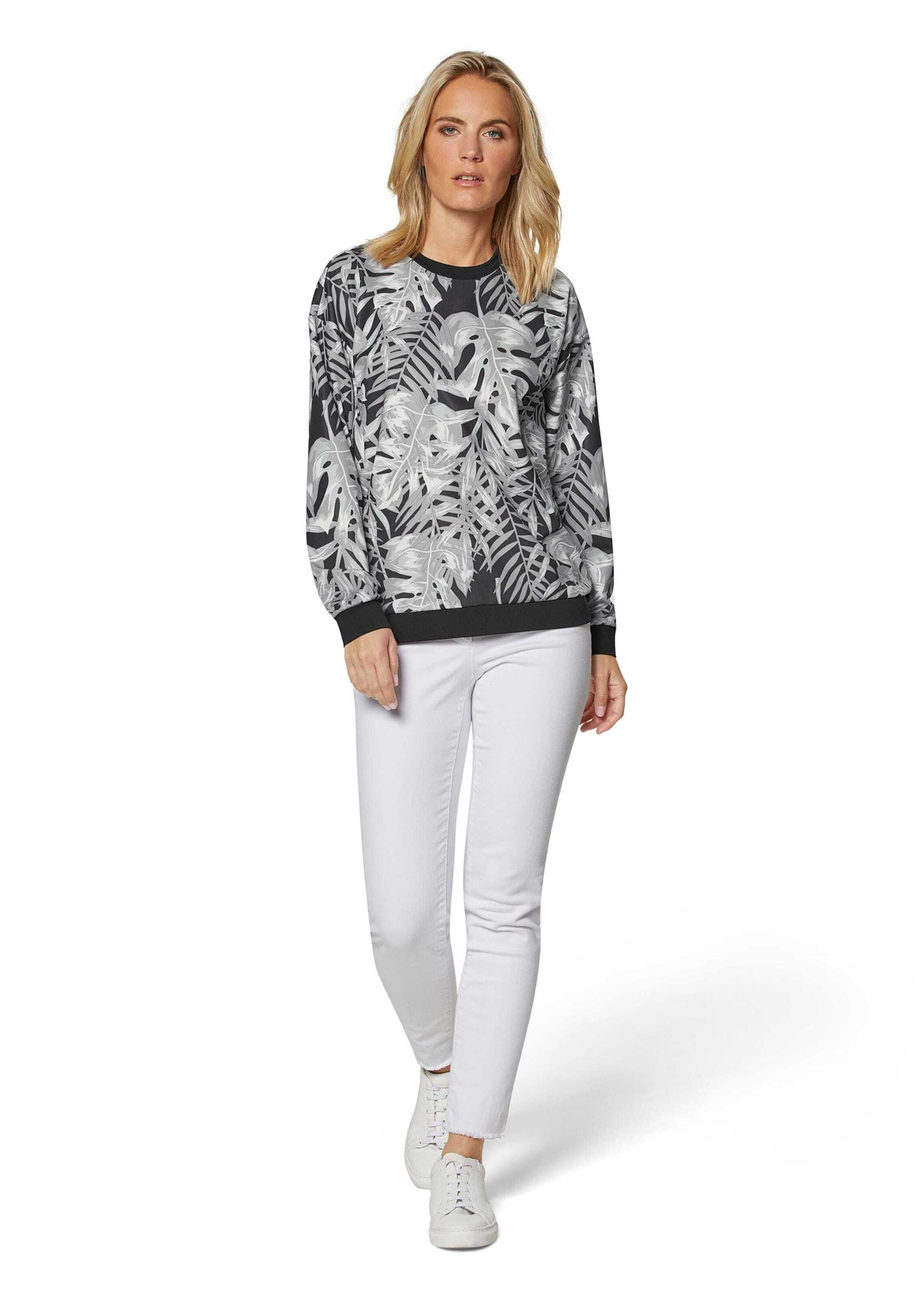 MADELEINE Sweatshirt Sweatshirt mit Blätterprint