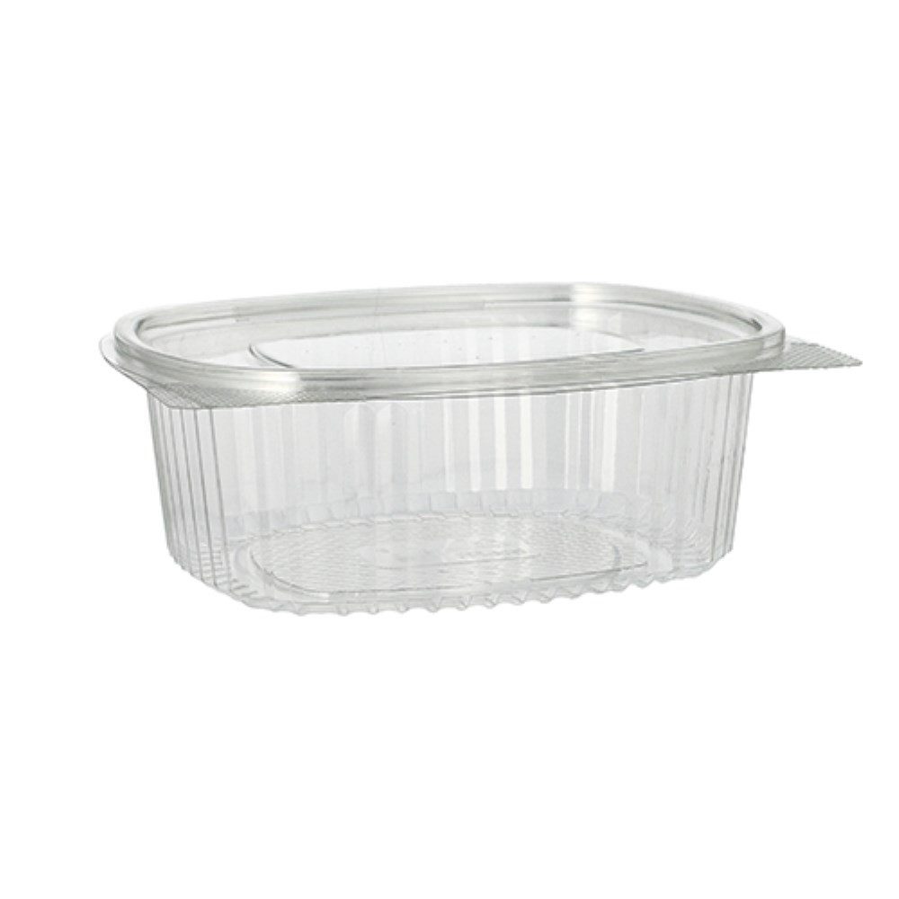 Starpak Becher 50 Feinkost- und Salatschalen oval 750ml 6,2cm x 14,4cm x 17,5cm klar – Bild 3 von 3