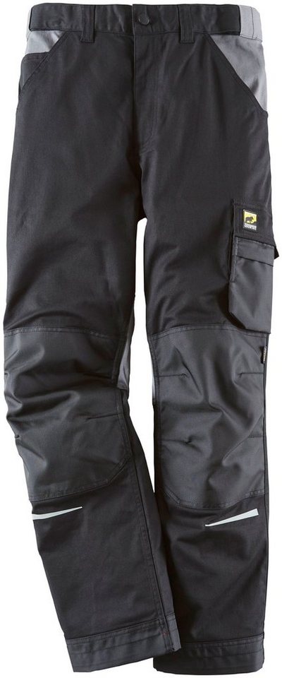 Northern Country Arbeitshose premium work (einfache Verlängerung der Hose  um 3 cm, mit reflektierenden Elementen) mit Original CORDURA® Verstärkung,  elastischer Bund, viele Taschen