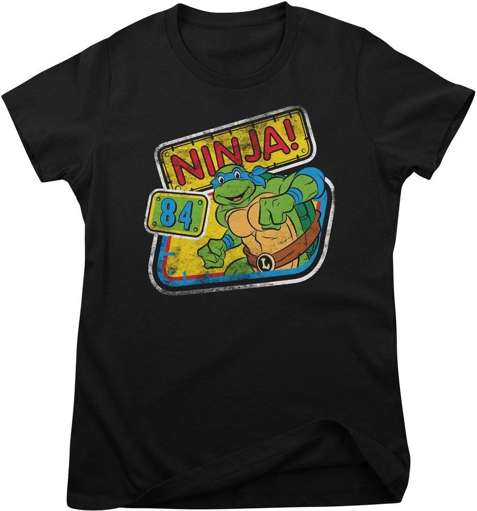 Teenage Mutant Ninja Turtles T-Shirt Ninja 84 Retro Girly Tee