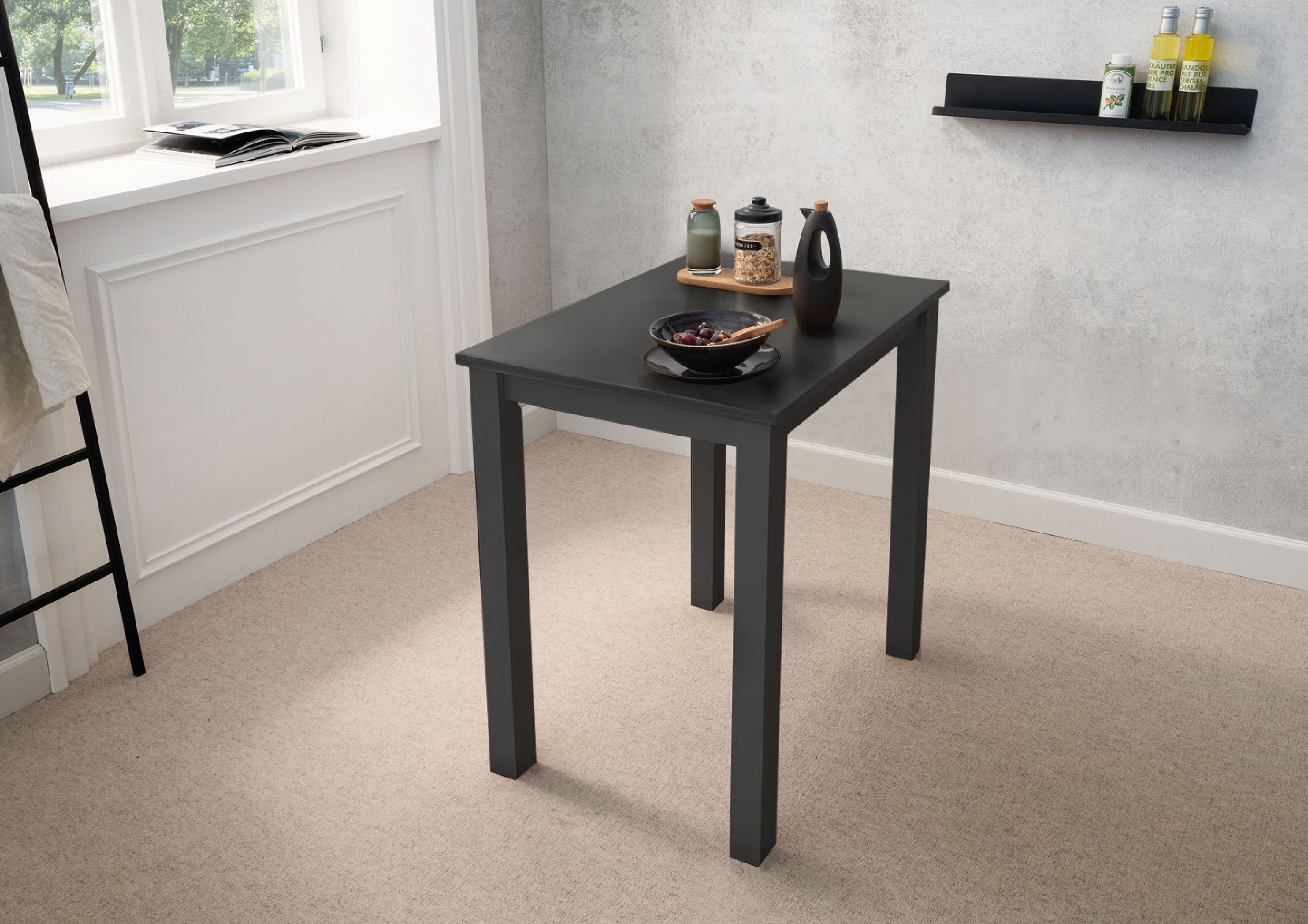 Woodroom Esstisch Kota (Hevea Massivholz, lackiert), Esszimmer Tisch massiv günstig online kaufen