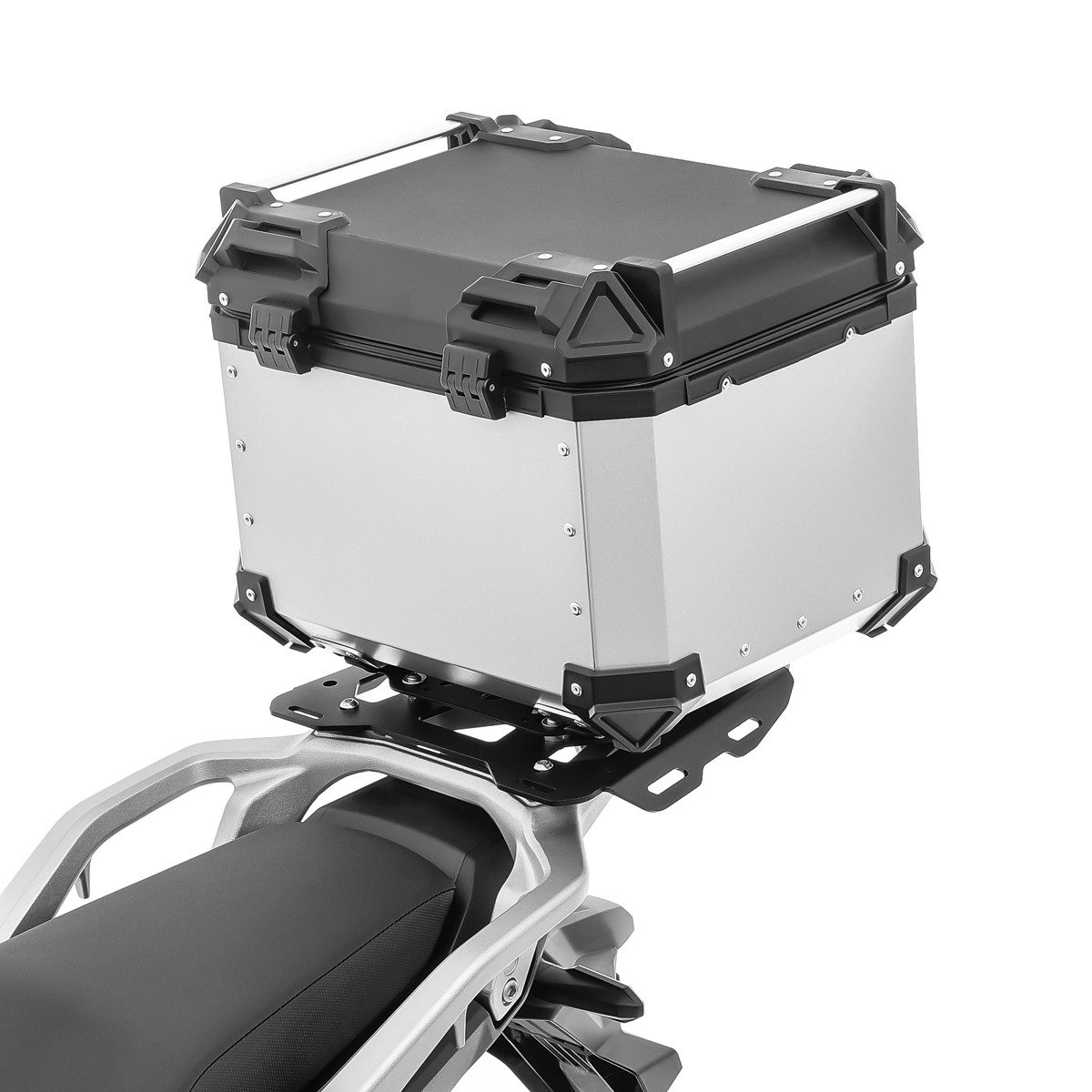 Bagtecs Topcase Set Alu Topcase + Gepäckbrücke für Honda Transalp XL 750 23-26 XB45 si