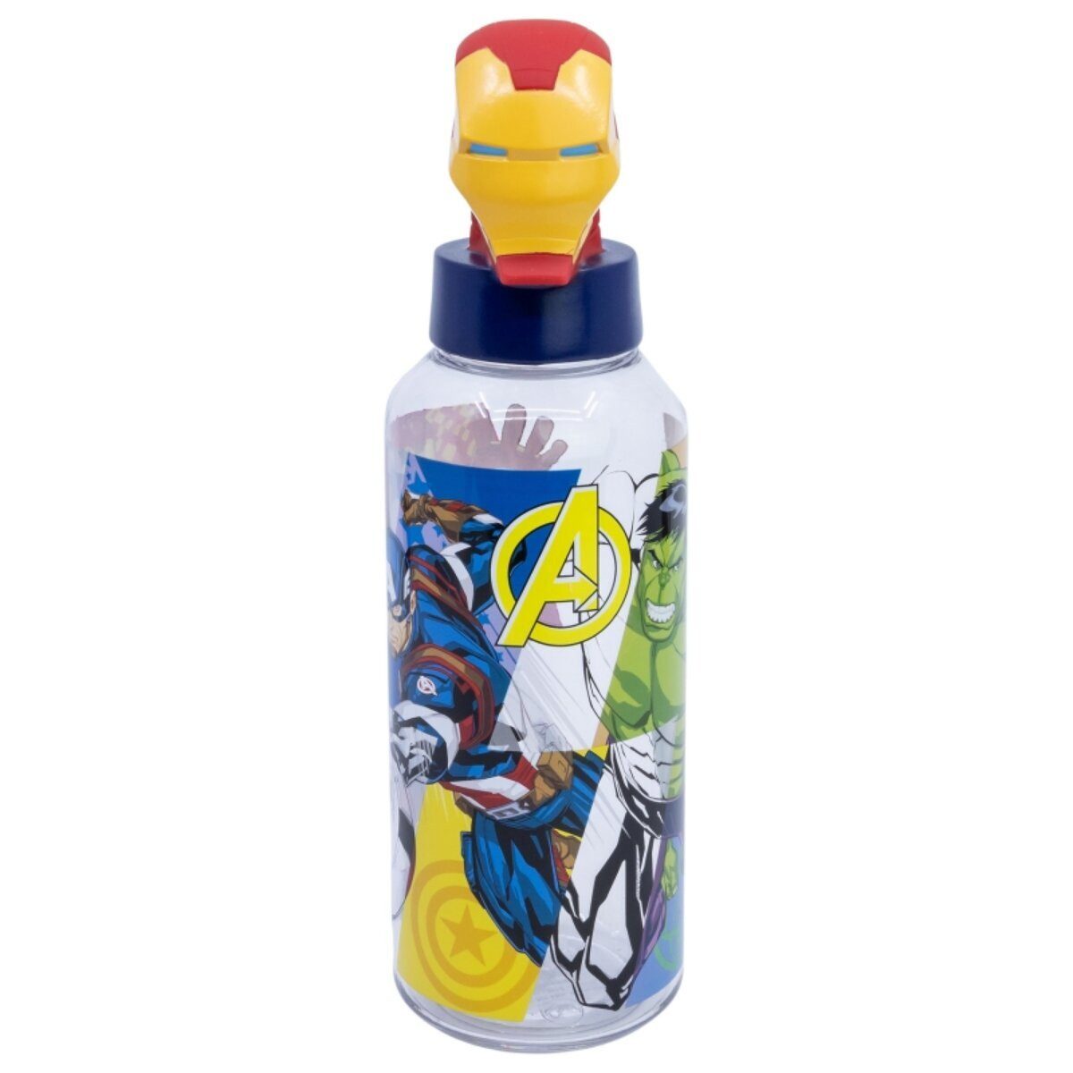 The AVENGERS Trinkflasche Avengers Iron Man Trinkflasche 3D Ecozen Flasche 560ml