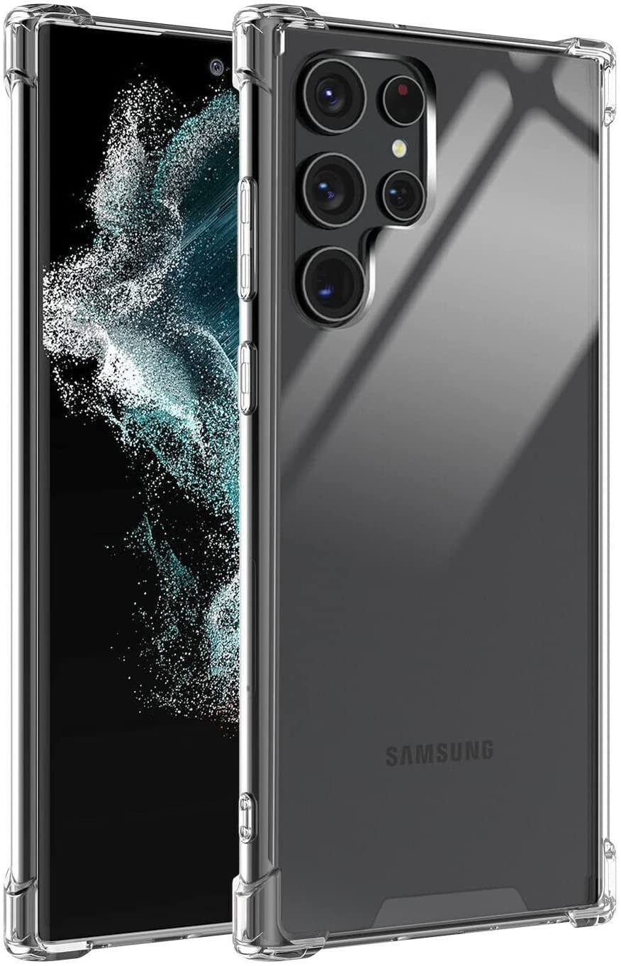 AVANA Handyhülle für Samsung Galaxy S22 / Plus / Ultra Hülle Schutzhülle Klar Bumper, Case, Cover, Durchsichtig, Transparent