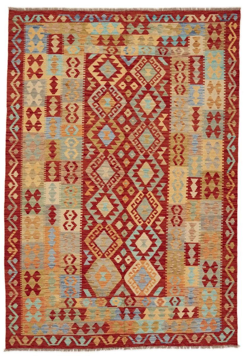 Orientteppich Kelim Afghan 172x239 Handgewebter Orientteppich, Nain Trading, rechteckig, Höhe: 3 mm