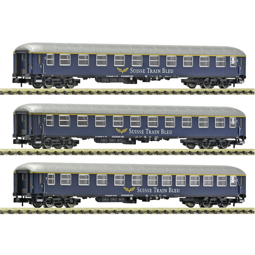 Fleischmann Personenwagen Fleischmann 6260078 N 3-tlg. Set 1: Schnellzugwagen, Suisse Train Bleu
