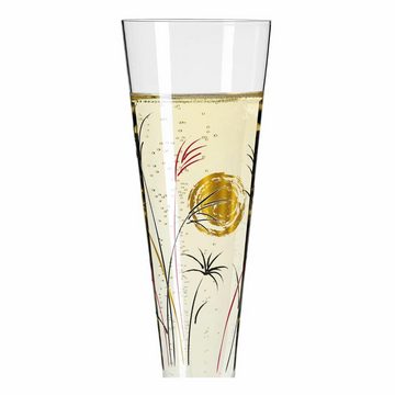 Ritzenhoff Champagnerglas Goldnacht Champagner 013, Kristallglas, Made in Germany