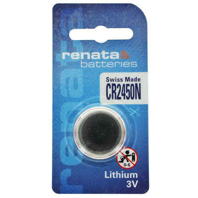 Renata Renata CR2450N Lithium Batterie, Abmessungen 24 x 5mm Batterie, (3,0 V)