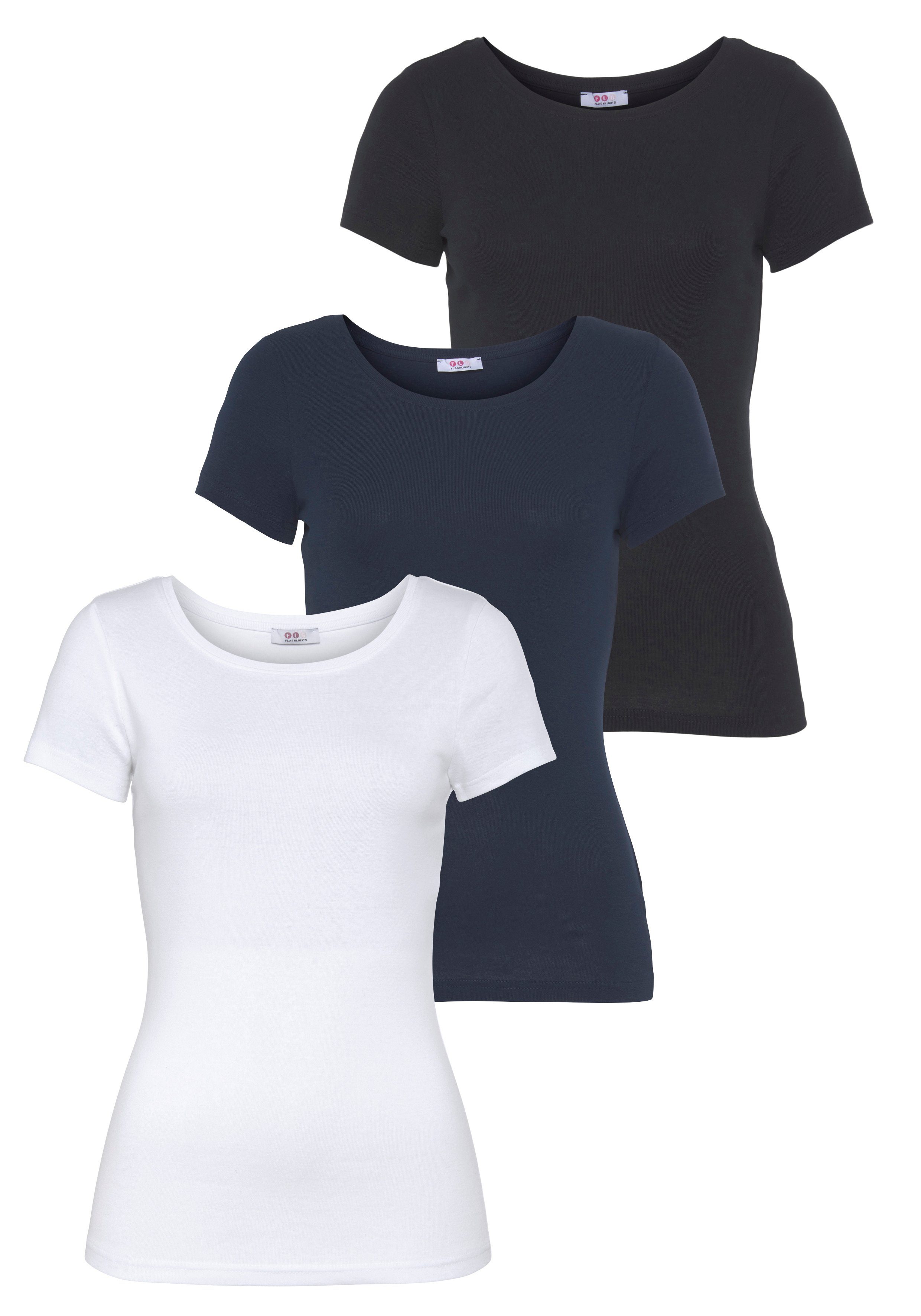 Schwarze Damen Baumwoll T-Shirts online kaufen | OTTO