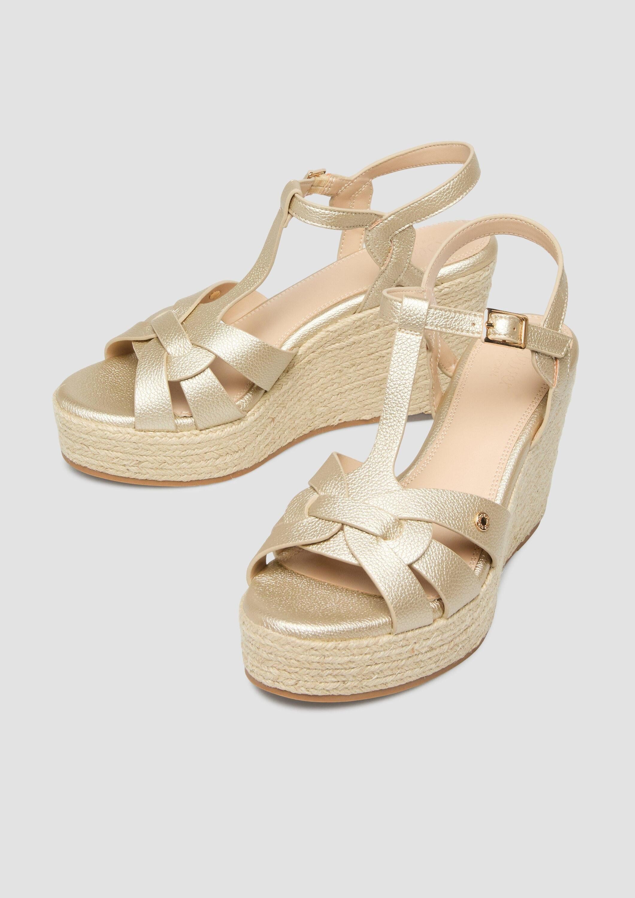 s.Oliver Pumps Sandale Sandaletten mit Keilabsatz
