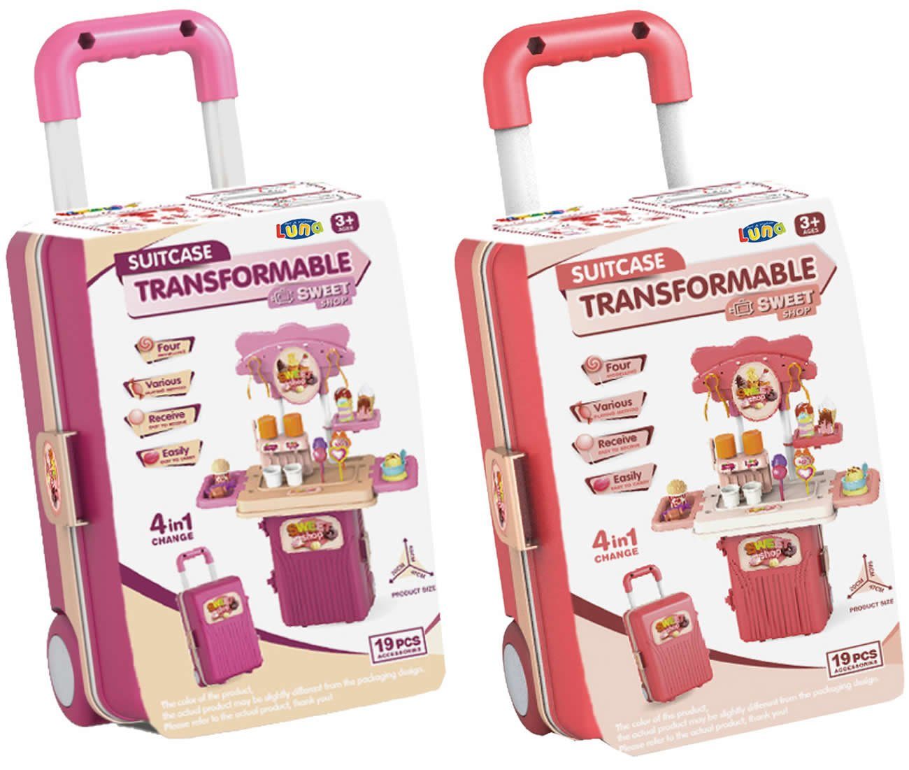 Diakakis Spielküche Trolley Candy 4in1 Süßwaren Süßigkeiten 19-tlg. Kunststoff