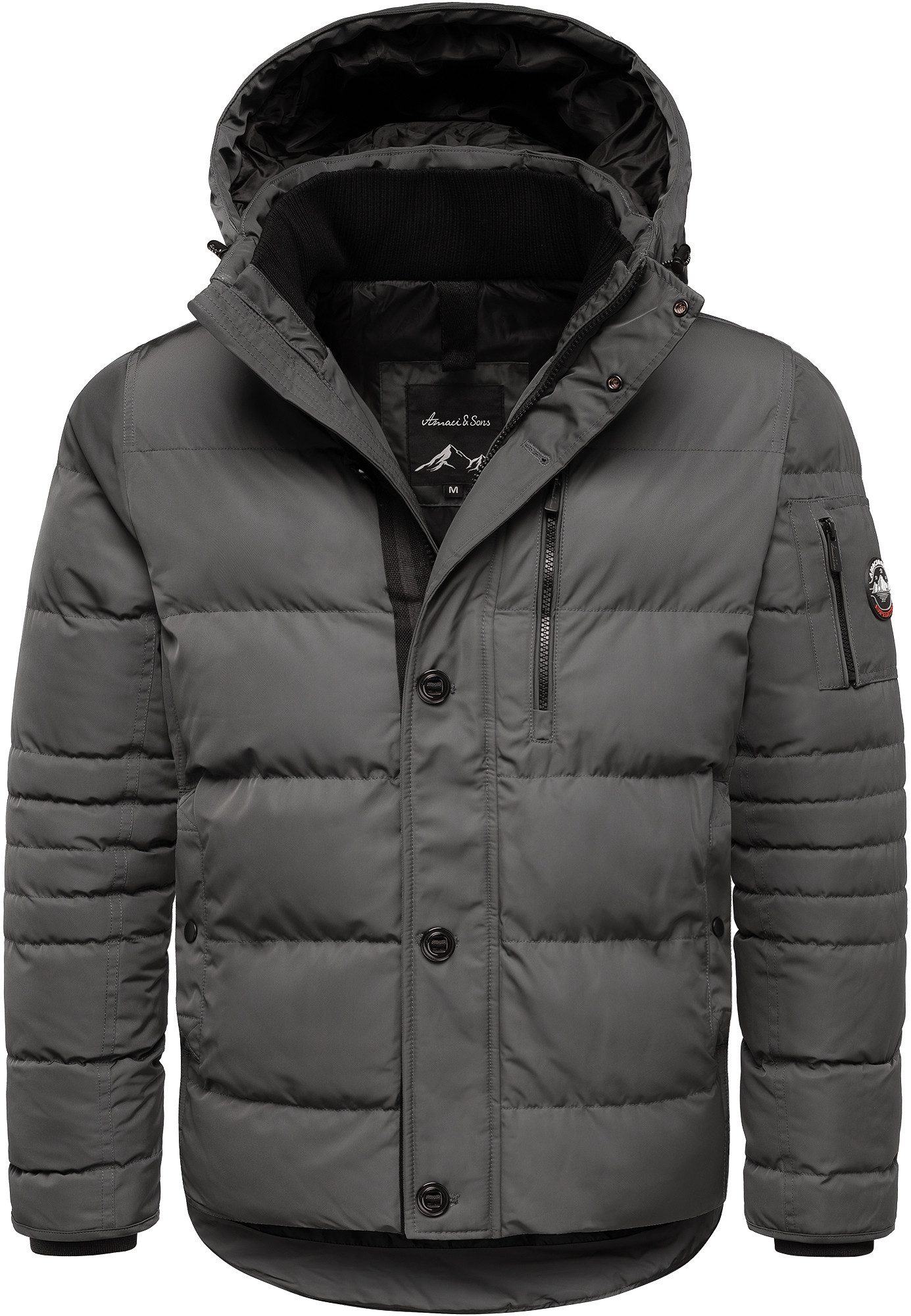 Amaci&Sons Winterjacke AKRON Winterjacke Herren Gefütterte Winter Jacke für günstig online kaufen