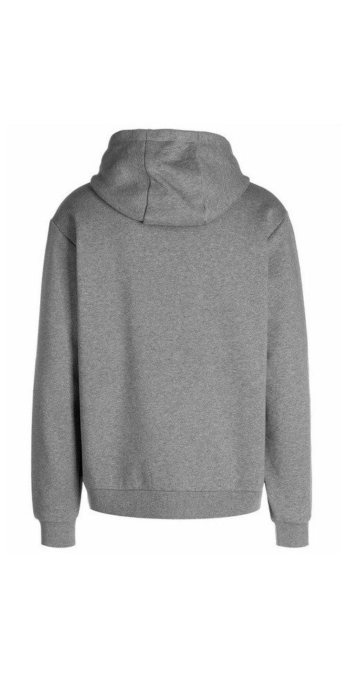Wilson Trainingsjacke Fundamentals Cotton Zip mit Kapuze (Baumwolle) grau Herren