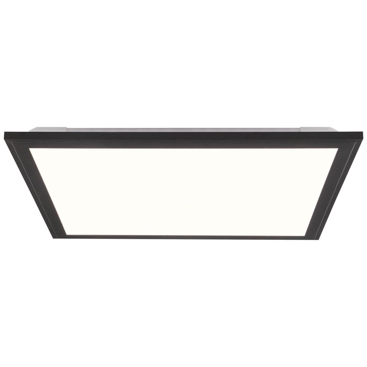 Metall/Kuns Allie, Allie LED Deckenleuchte Lampe, Brilliant Deckenaufbau-Paneel schwarz, 2700-6500K, 40x40cm sand