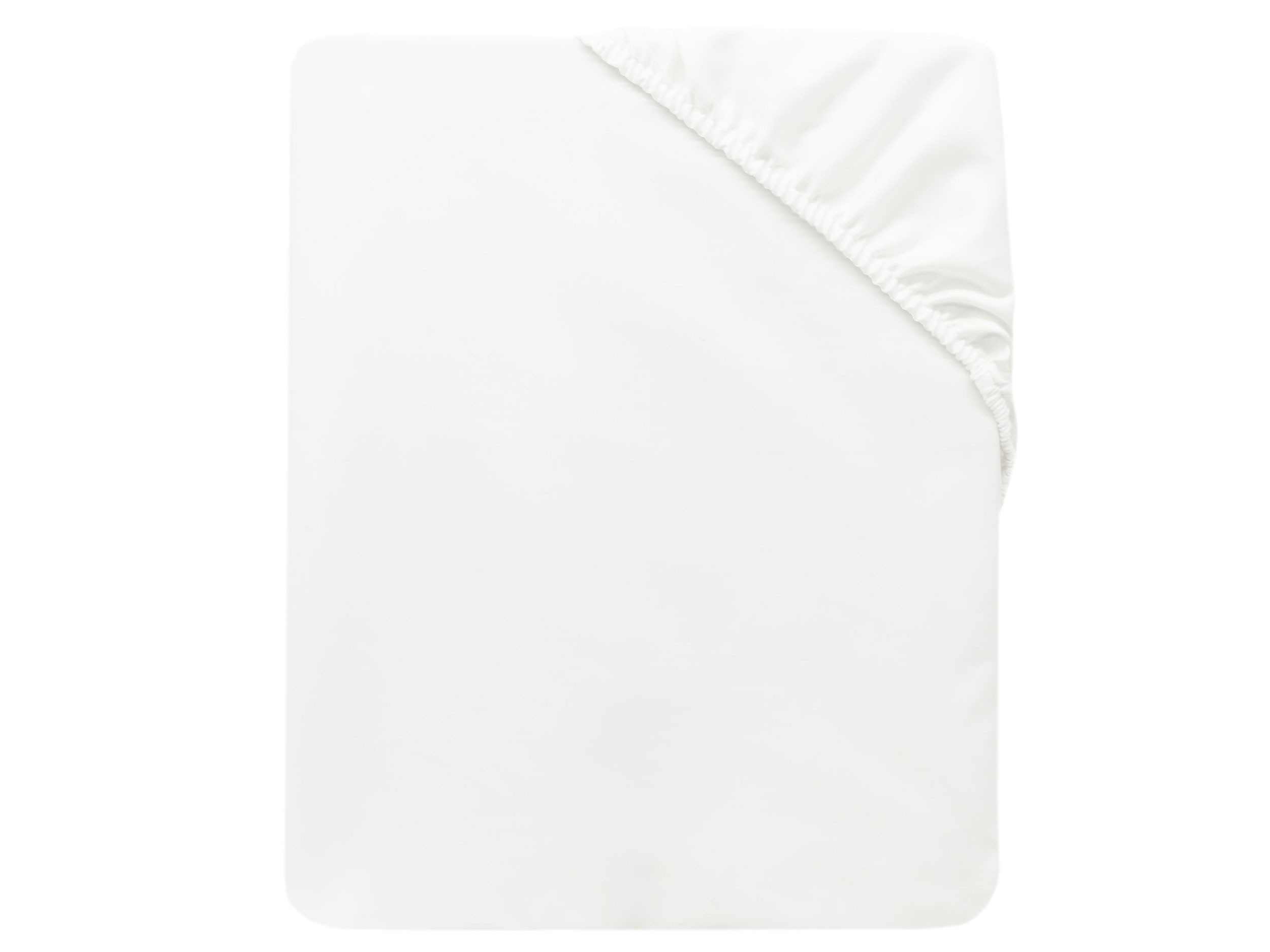 ZOLLNER Spannbettlaken, Satin, Gummizug: an den Ecken, 90 x 200 cm, 100% Baumwolle