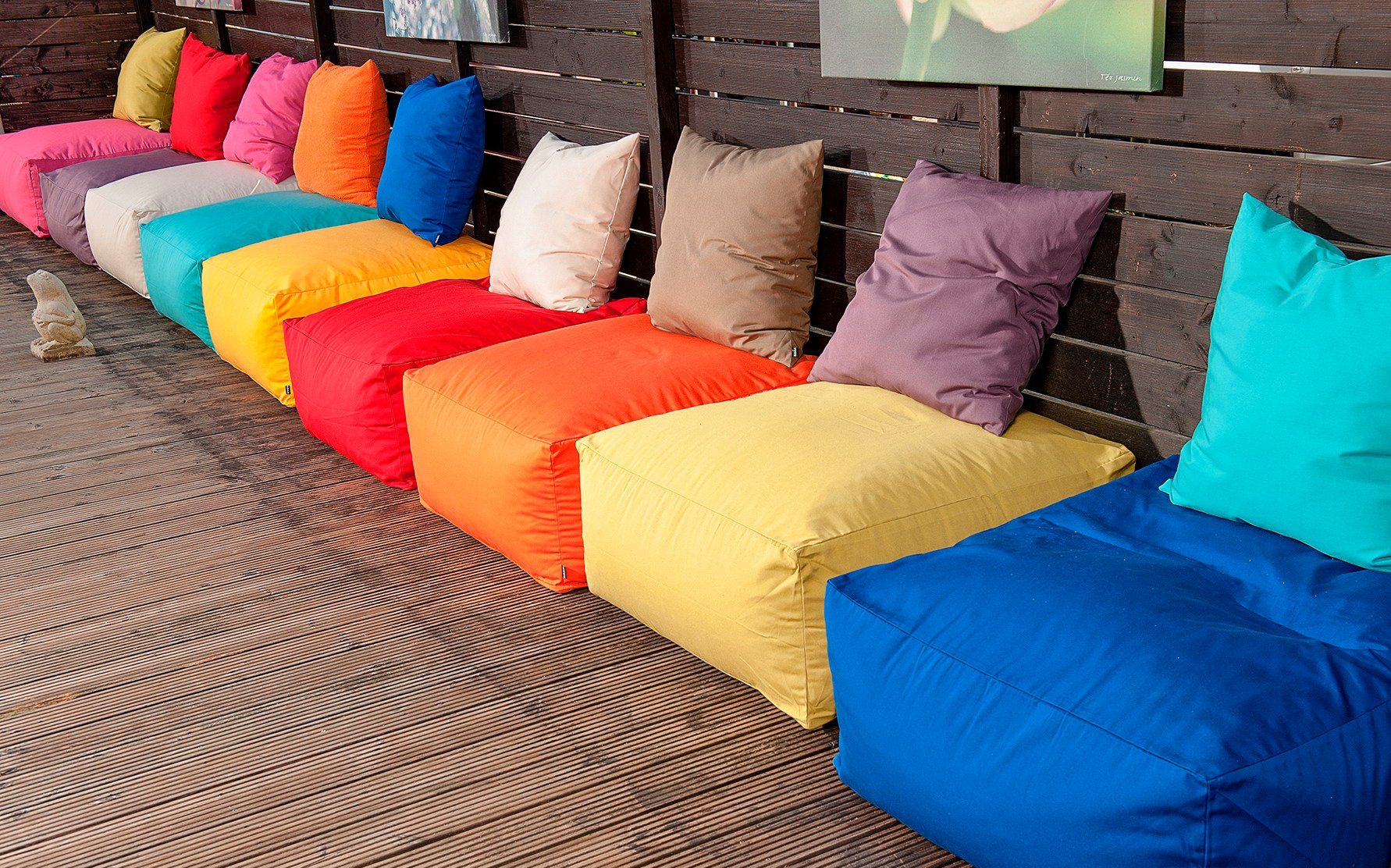H.O.C.K. Dekokissen "Classic Uni" Outdoor geeignet, Kissenhülle mit Füllung günstig online kaufen
