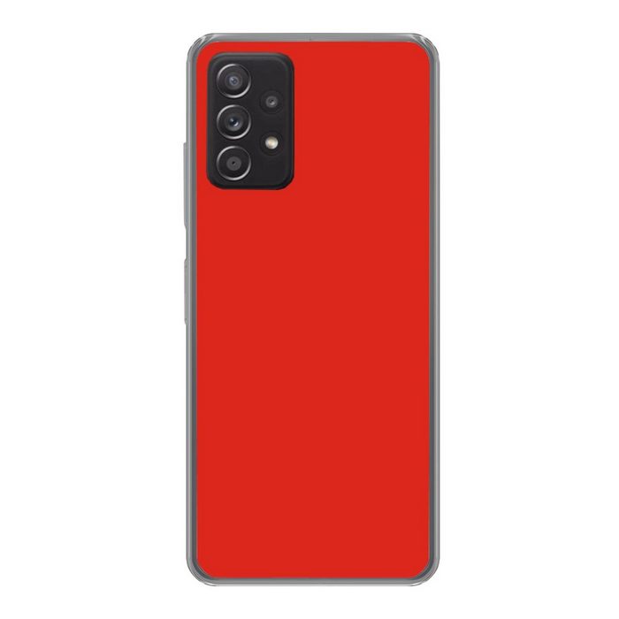 MuchoWow Handyhülle Rot - Muster - Design Handyhülle Telefonhülle Samsung Galaxy A73